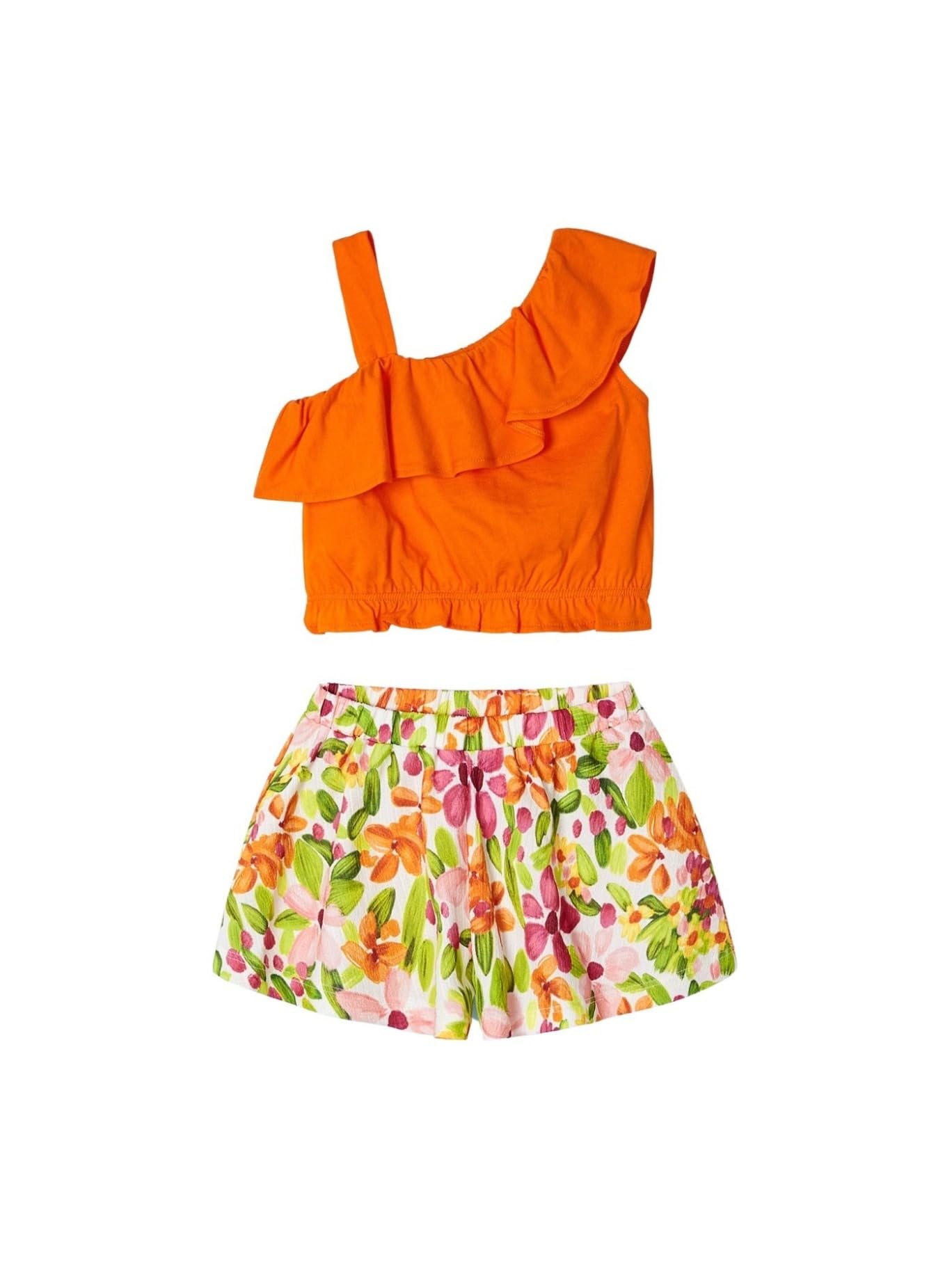 Mayoral Conj. Short Punto Crepe para niña