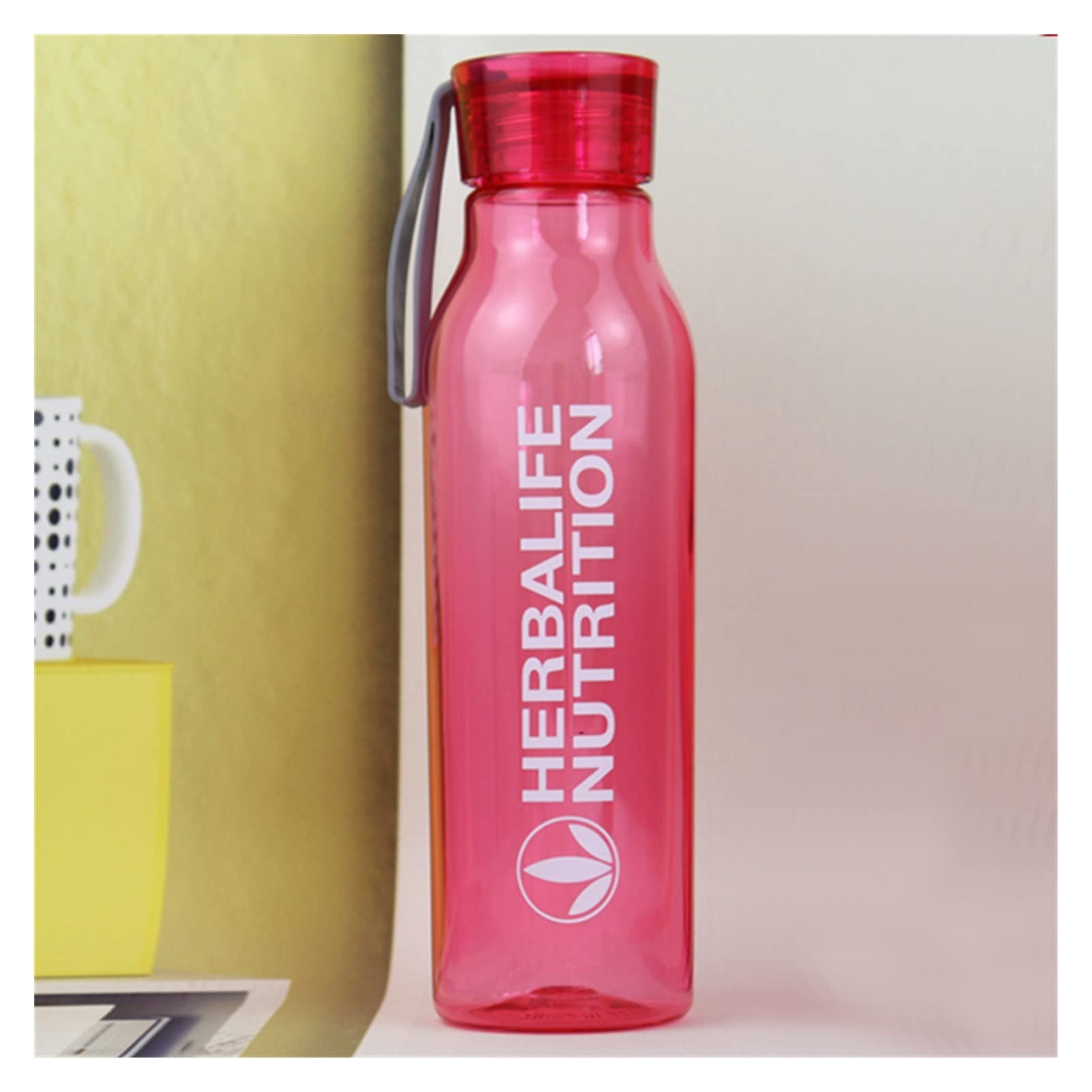 70 0ml Nutrición Copa Redonda Deportes Copa de Agua portátil Polvo de proteína for la Aptitud (Color : A Pink)