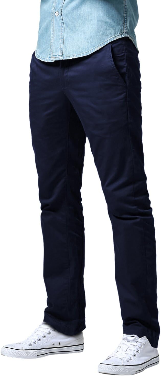 Match Men's Athletic Fit Straight Leg Casual Pants #8036 29 8089 Sapphire Blue