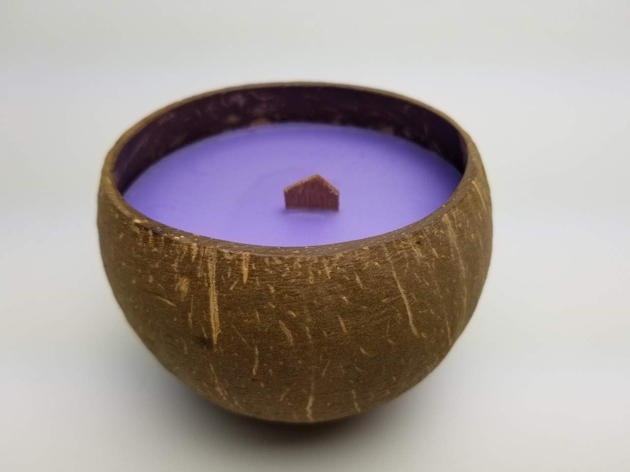 Handmade Candle, Lavender, Coconut Shell, Delivered in Gift Ready Box, Great Gift idea (Cocoboo)