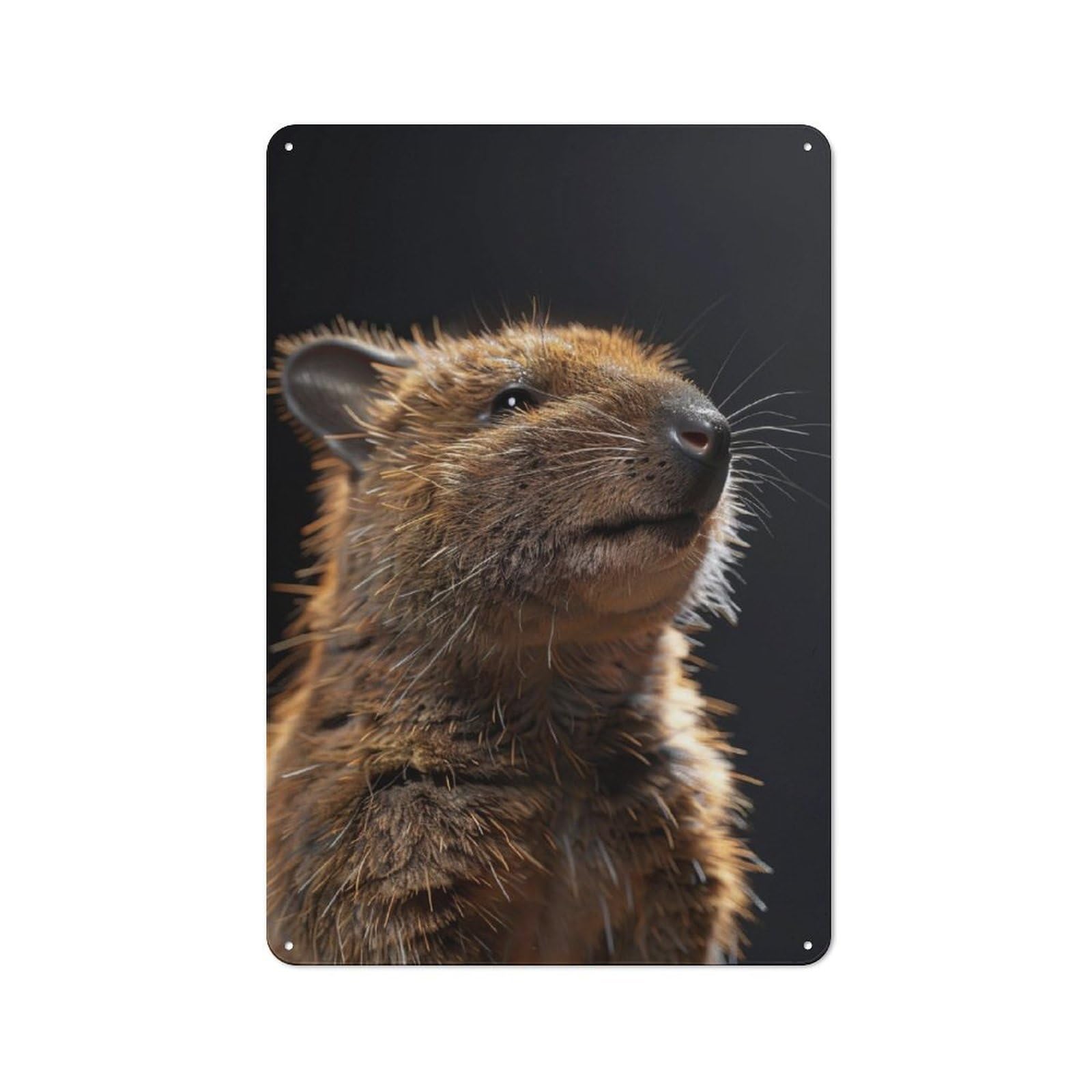 Garden Style Quokka Tin Sign 30x20cm, Porch Wall Decor for Patio Bar, Workshop, Shed Or Kitchen