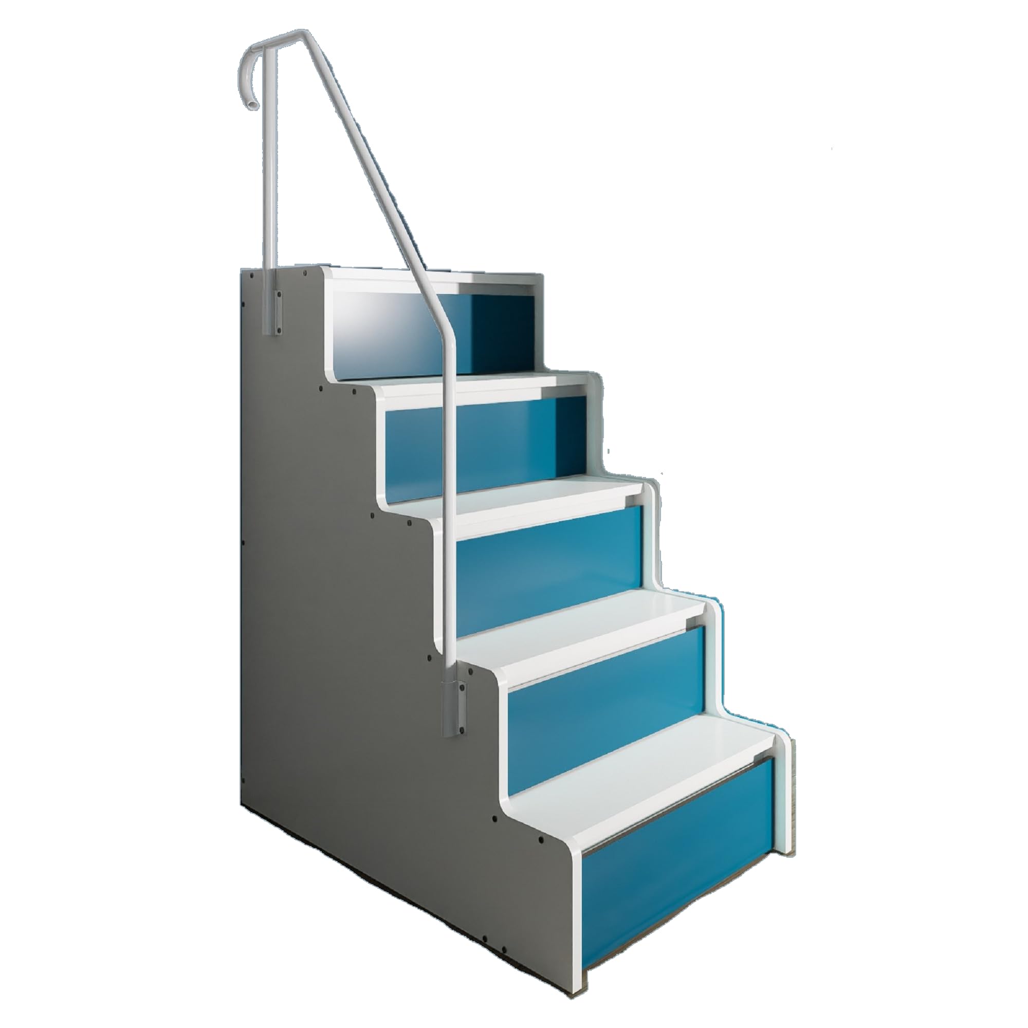 Treppe zum Hochbett Etagenbett JSM-4 MATT mit 5 Schubladen