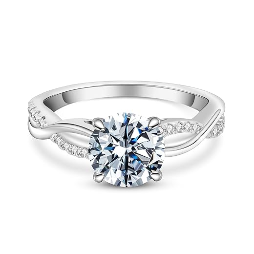 Elio Passero CZ Engagement Ring