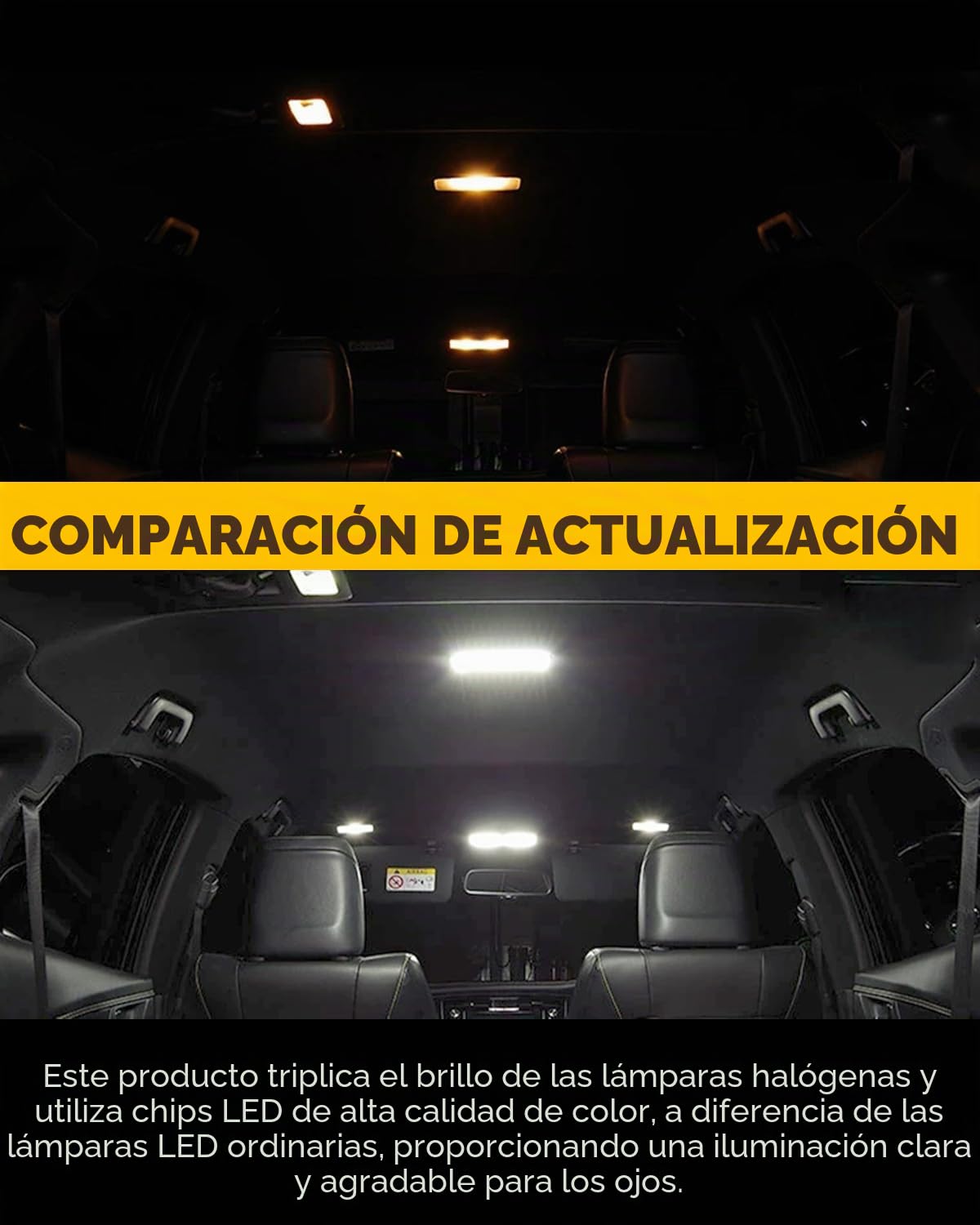 BMT xms Kit de Luces LED Interior para Volkswagen VW Scirocco R R-line GTS 2008-2018, Bombilla LED Interior para Coches y Camiones, Blanco Brillante 6000K, 9 Piezas