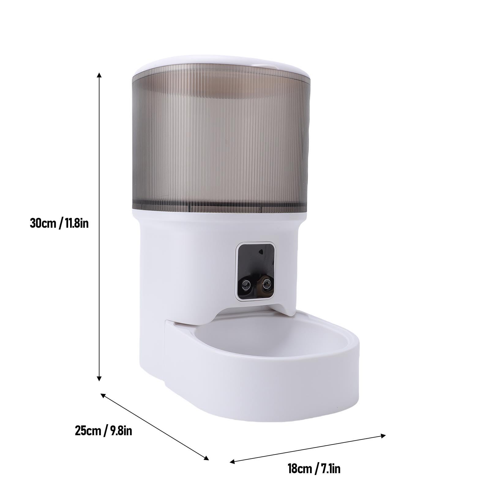 Topiky Mangeoire Automatique Intelligente pour Chat de 4 L avec Contrôle WiFi et Alimentation Programmée pour des Soins Pratiques pour Animaux de Compagnie