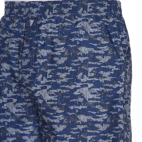 Image of Van Heusen Men Boxer Shorts- Pack of 2 | 100% Mercerized Cotton for Softer handfeel | Relaxed Fit | Dual Pockets | Superior Lustre | Slide Slits for Extra Ease of Movement | Fun Prints | Style 10112