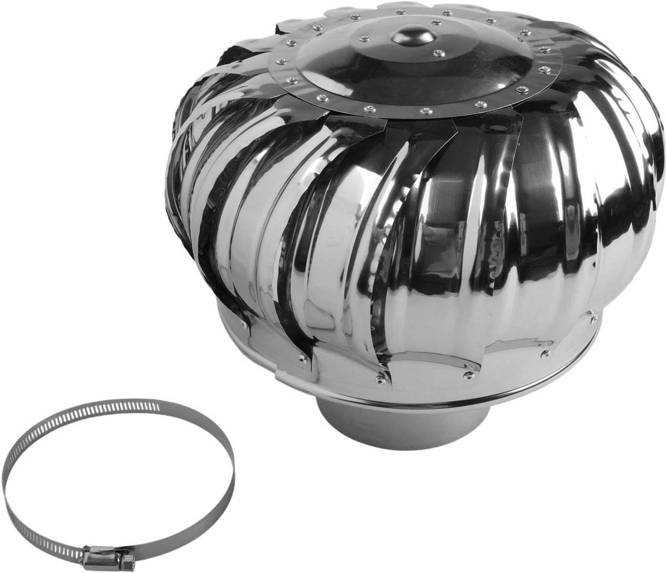 Streamlined Exhaust Cap Made from Resistant 304 Stainless Steel for Long Term Use in Harsh Environments