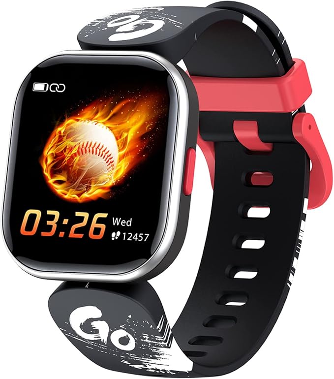Kids Fitness Activity Tracker Watch, EqiEch 1.4" DIY Watch Face IP68