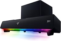 Vista 1 de Razer Leviathan V2: Barra de sonido multicontrolador para juegos de PC con subwoofer - THX Spatial Audio - Diseño compacto - Chroma RGB - Bluetooth