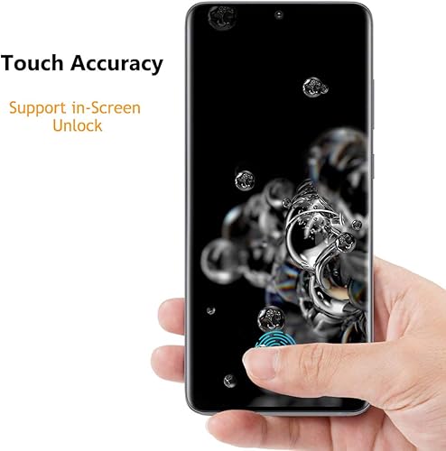 Miniatura 4 de Protector de pantalla de privacidad para Galaxy S20 Ultra, compatible con fundas, huellas dactilares disponibles, película suave para Samsung Galaxy