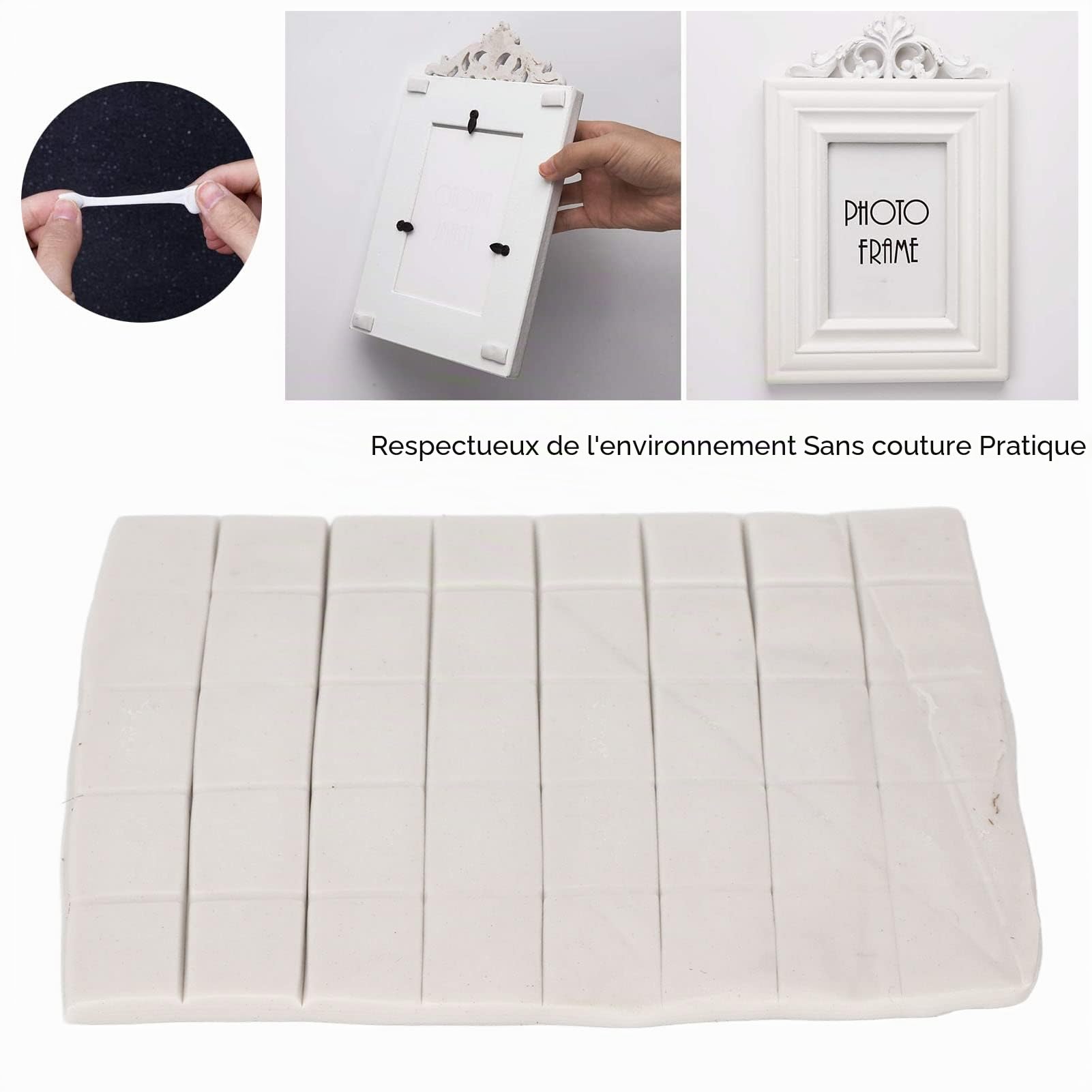 Colle à Ongles Argile Polyvalente Réutilisable Argile Adhésif Mastic Pâte à Modeler Bricolage pour L'art des Ongles, Photos Suspendues