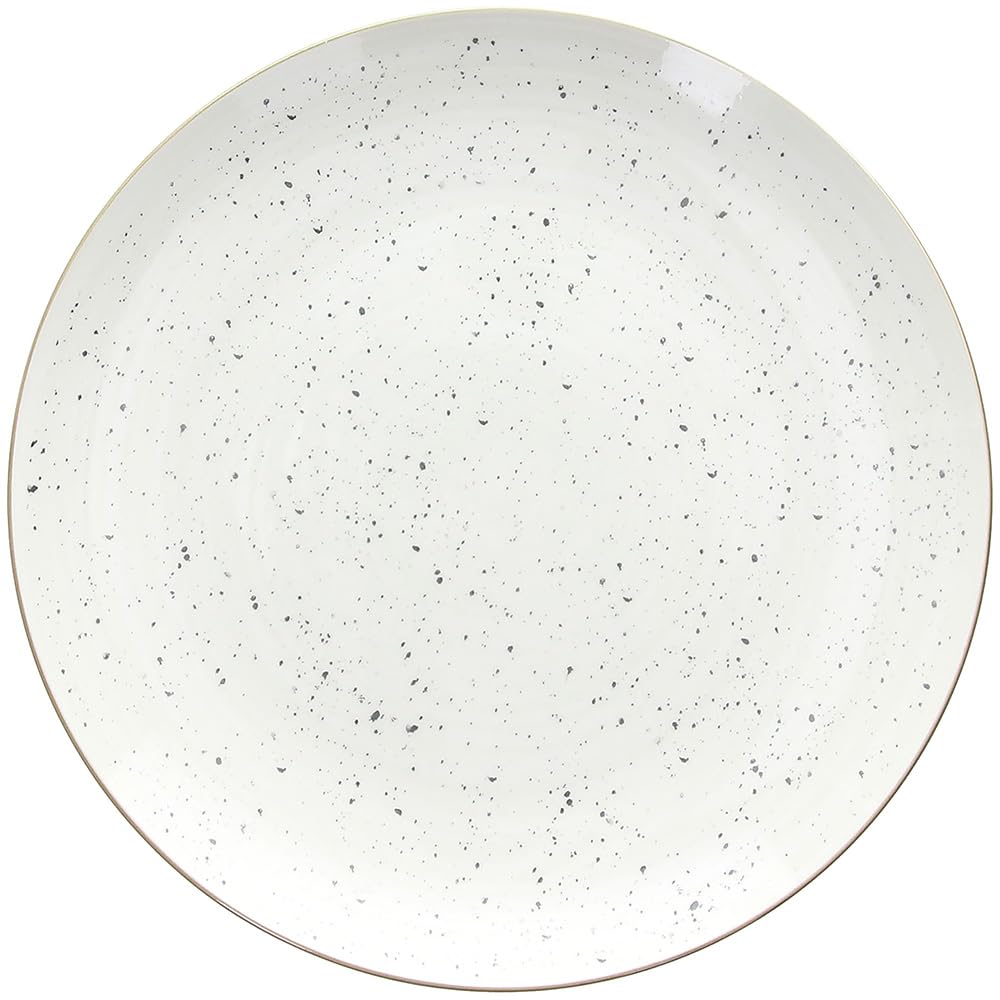 Tognana Pepper Bamboo, Service de vaisselle 18 pièces pour 6 personnes, Porcelaine, Blanc