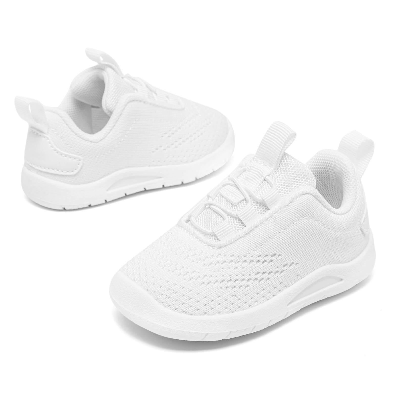 MORENDL Bambino Slip On Sneakers Bambino Scarpe Da Passeggiata Antiscivolo Traspirante Unisex Rosa Mesh Lace-Up Sneakers Atletiche Scarpe Da Corsa Infantile