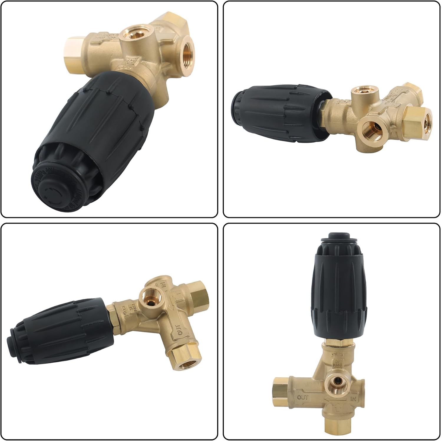 4500 PSI Trapped Pressure Unloader Valve 3/8 Inch FNPT General Pump VRT3-310 8GPM Fit for Use with Pressure Washers