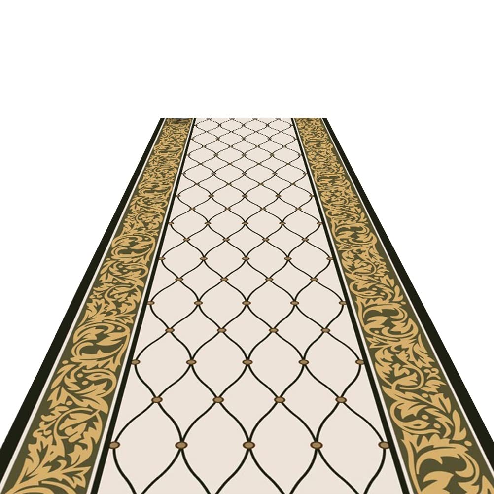 Jlxl Hallway Runner Modern Non Slip Hallway Runner Carpet Large Area Indoor Area Floor Rugs Entrance Mat Can Be Cut For Kitchen/Stairs/Living Room/Bedroom (Color : C, Size : 120x600cm)