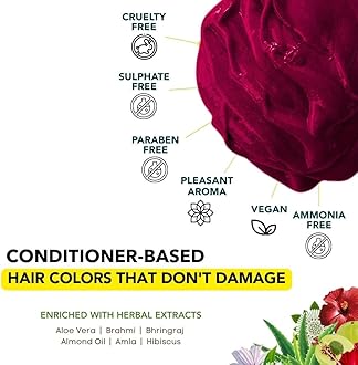 Paradyes Top-up Semi-permanent Ruby Wine DIY Conditioner Based Hair Colour, 120 gm