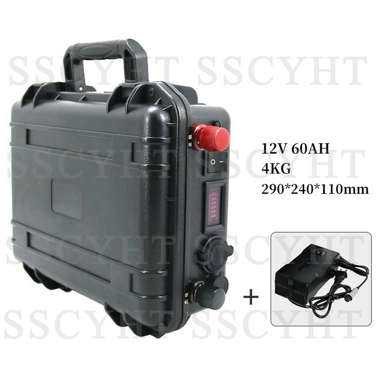 Batterie Lithium 12V 60Ah 80Ah 100Ah 120Ah pour propulseur Marin