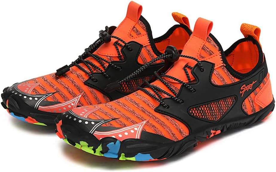 QICHEN Mens Water Shoes Aqua Shoes Swim Shoes Beach Sports Quick Dry