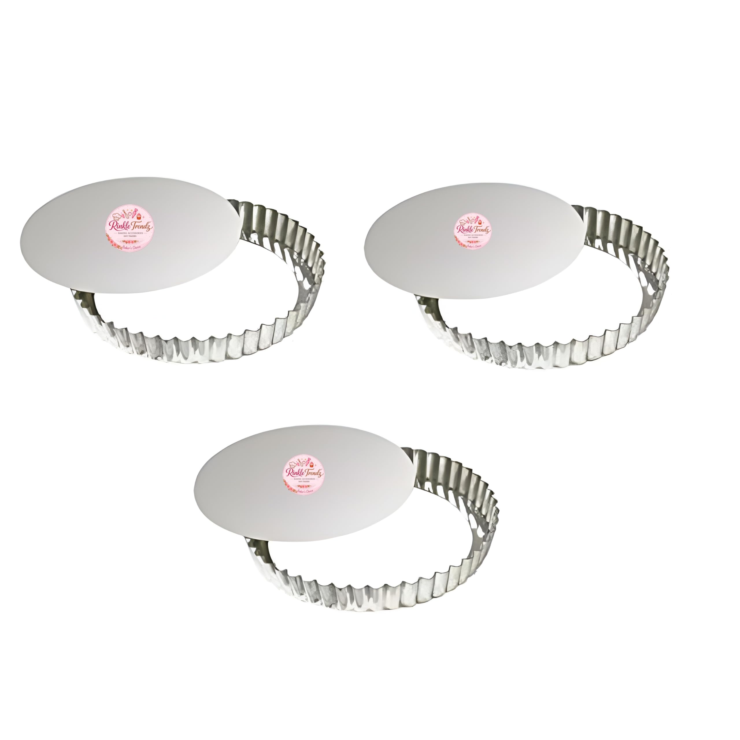 Aluminum Pie Dish - Removable Bottom 9 Inch -8