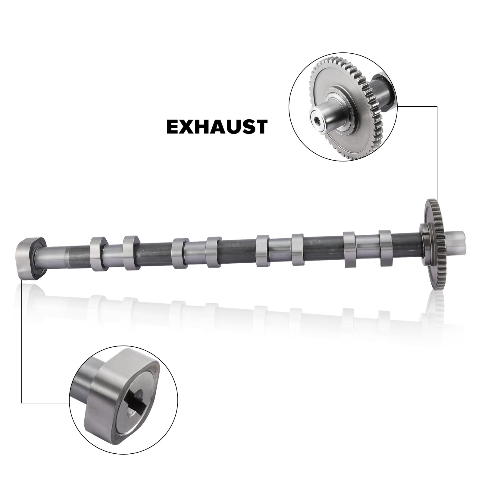 Amazon | AULINK 06H109021K 06H109021G 吸気&排気カムシャフト | カム