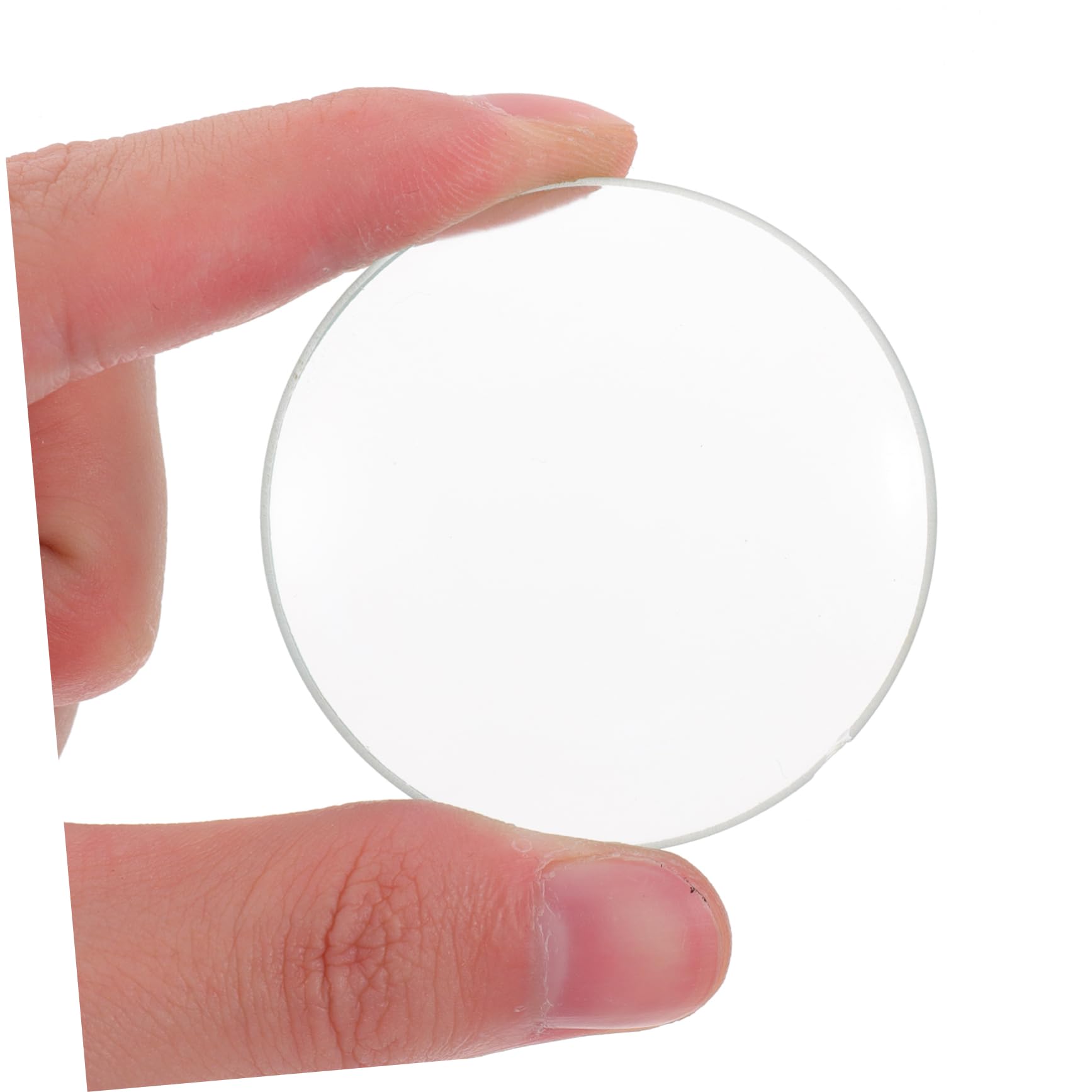 BRIGHTFUFU Double Convex Glass Lens Concave Lenses for Science Convex Glassdouble Round Glasses Biconvex Lens Optical Lens Spherical Convex Lens Convex Mirror for Physics Polished Convex Lens