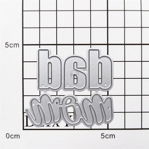 Vista 15 de DzIxY Troqueles de corte de metal con texto en inglés "I Love You" para hacer tarjetas, troquelados, troquelados, plantillas para máquina de álbumes