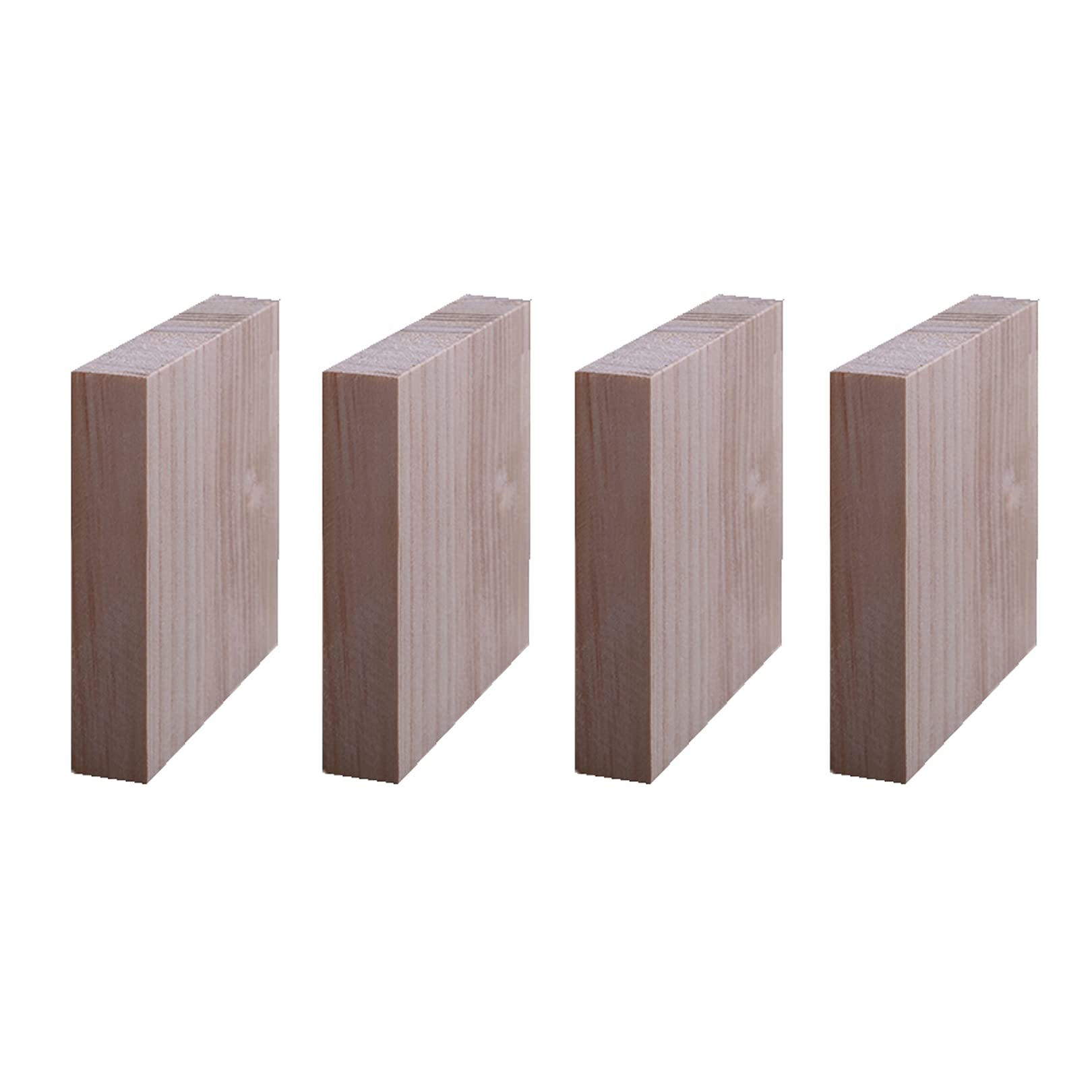 Zcru004 3X3cm Desk Riser Lifter Wooden Furniture Feet Lifts Storage Lift Bed Risers Furniture Riser Heavy Duty Furniture Lifts Wood Risers For Sofa Table And Chair,4 Pieces (2.0Cm)