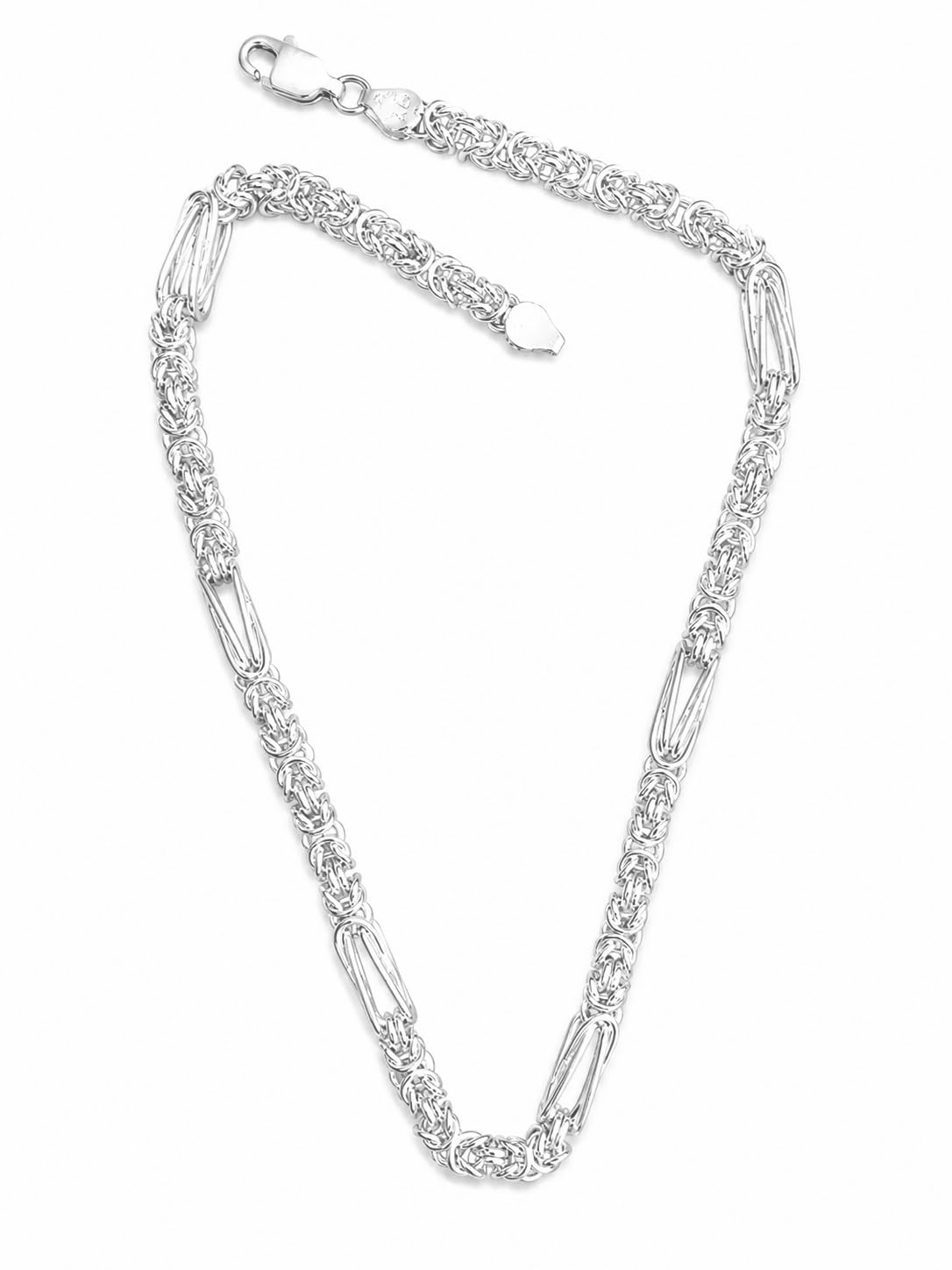 Designer Byzantine Pattern Heavy Chain for Men | Premium Fashion Jewellery-image-8