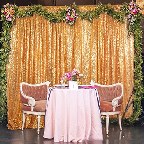 12x Glitzer-Wandhintergrund Gold – Pailletten-Paneele 90x120 Cm Für Party-Deko | Geburtstag, Hochzeit, Halloween