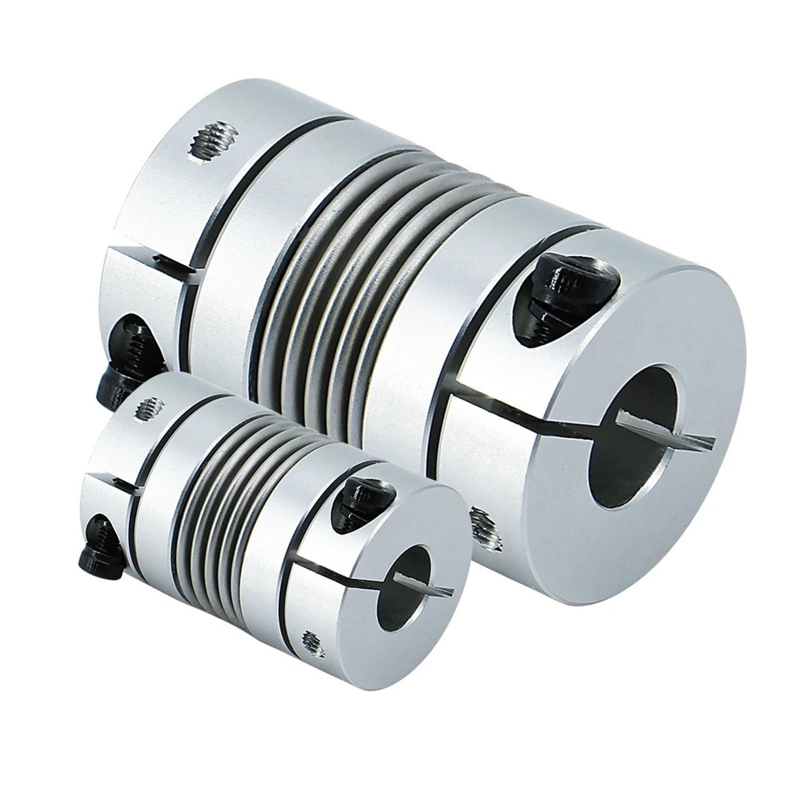 1 pièce LB-B-D40L58 Soufflet d'accouplement en alliage d'aluminium for encodeur, servomoteur pas à pas, vis, ressort, accouplement élastique flexible(8x15)