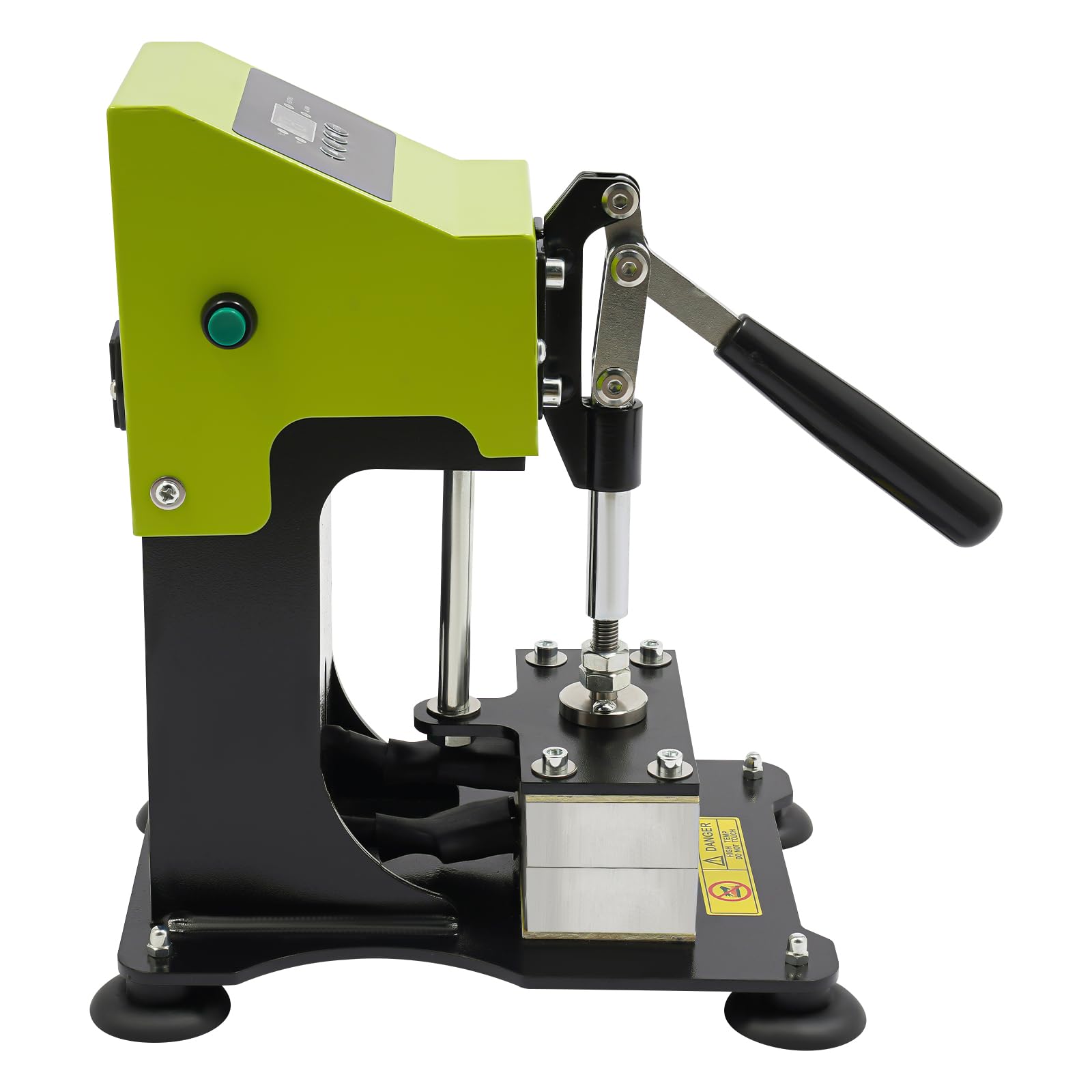 Pressa a calore elettrica, 900 W, pressa a caldo elettrica, 10,63 x 7,87 x 12,99 cm, compatta e portatile, con display LCD, per estrazione di piante in pelle PU
