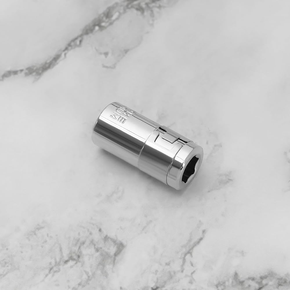 Lntyq Pièces 1/4" Trou Carré Vers 1/4" Convertisseur Hexagonal En Métal