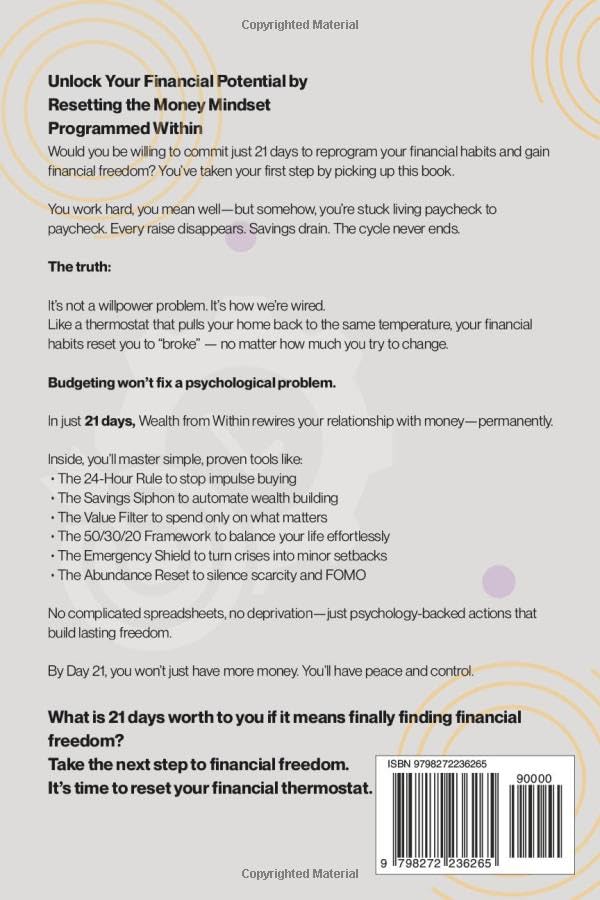 Wealth from within: A 21-Day Journey to Reprogram Your Habits and Build Wealth from Within. (Financial Freedom Library) - Image 2
