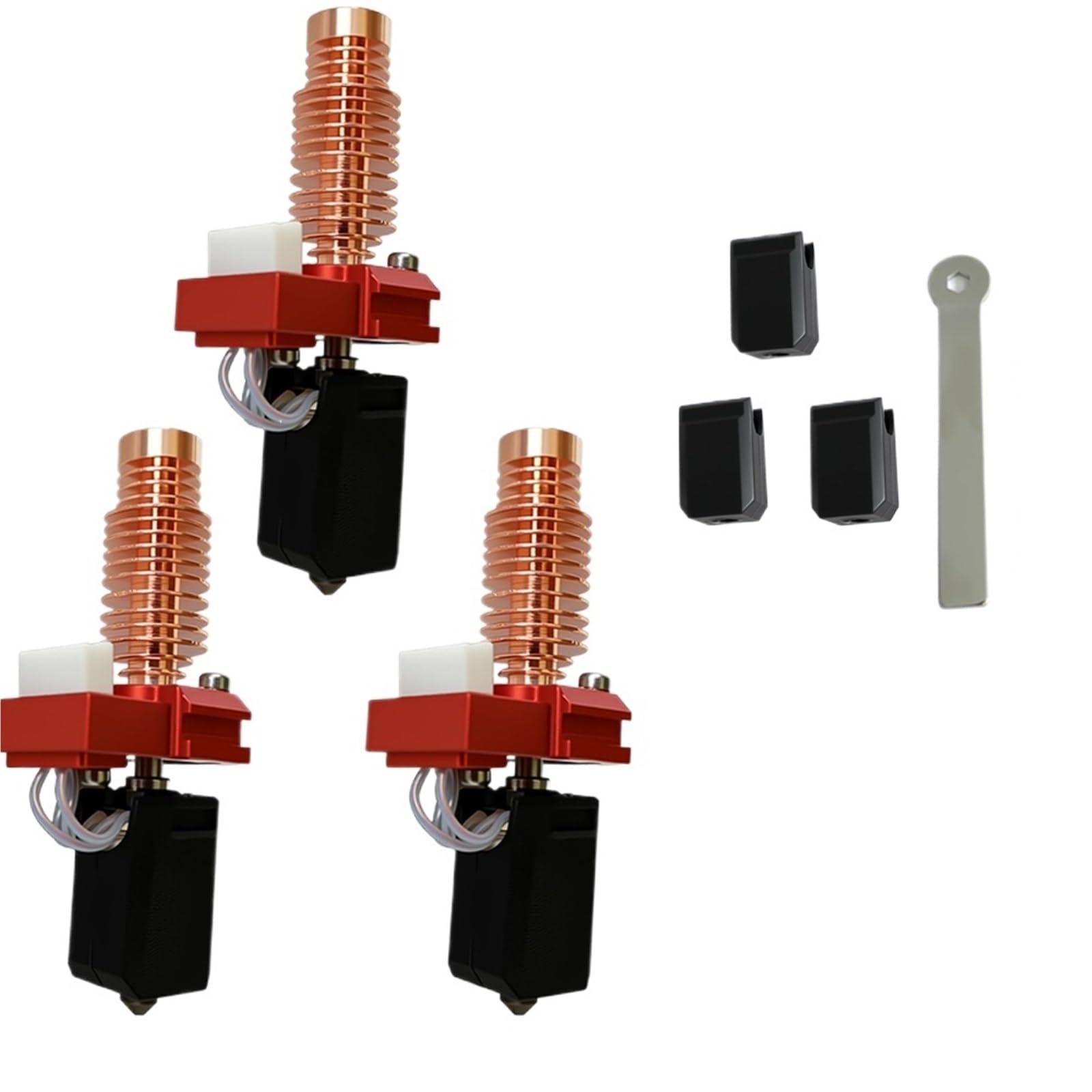 Hotend for Flashforge for Adventurer 5M / 5M Pro Pinting Head 280℃ Ceramic Heating Block Kit AD5M Hard Steel Nozzle Hot Proactive(0.25 0.4 0.6mm,2pcs)