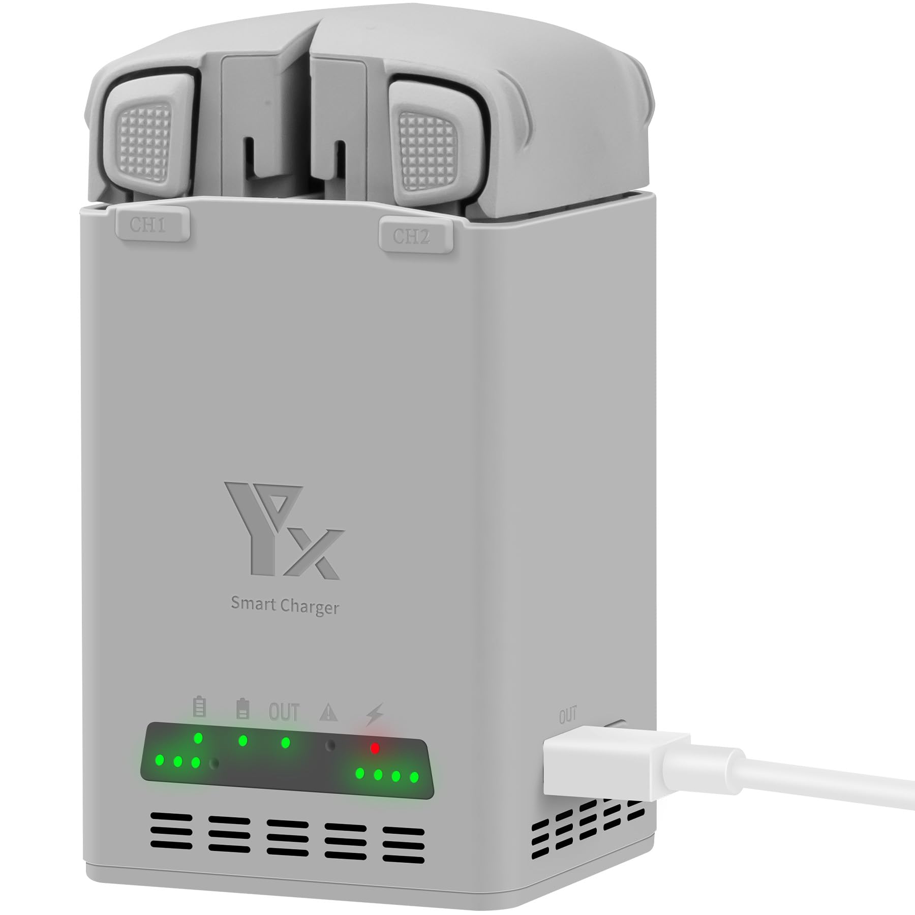 Menedżer ładowania dla DJI Lito X1/Lito 1 – szybka podwójna ładowarka, pełne ładowanie 48 min, tryb pielęgnacji baterii, funkcja powerbanku, wyjście USB