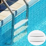 3PCS 19.7" Étapes de l'échelle de piscine 6PCS Vis en acier inoxydable pour piscines souterraines et au-dessus du sol,Universal en plastique Piscine de remplacement Échelles Échelle Échaud Écheau Échran Échart Échillon