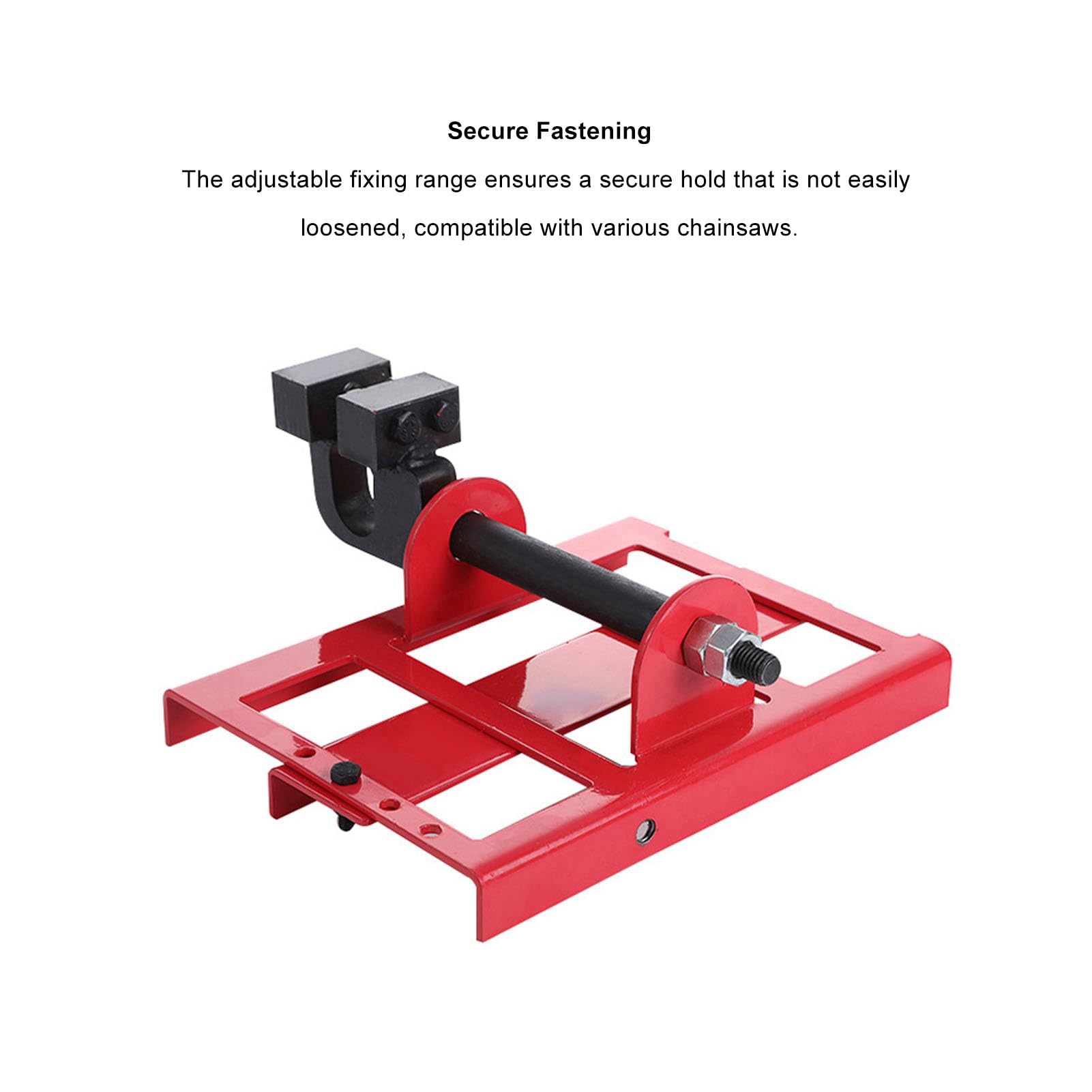 Guía de molino de motosierra Vertical, Mini aserradero portátil, accesorio de motosierra, corte guiado para constructores, carpinteros, Material de hierro, 200x145mm (Roja)