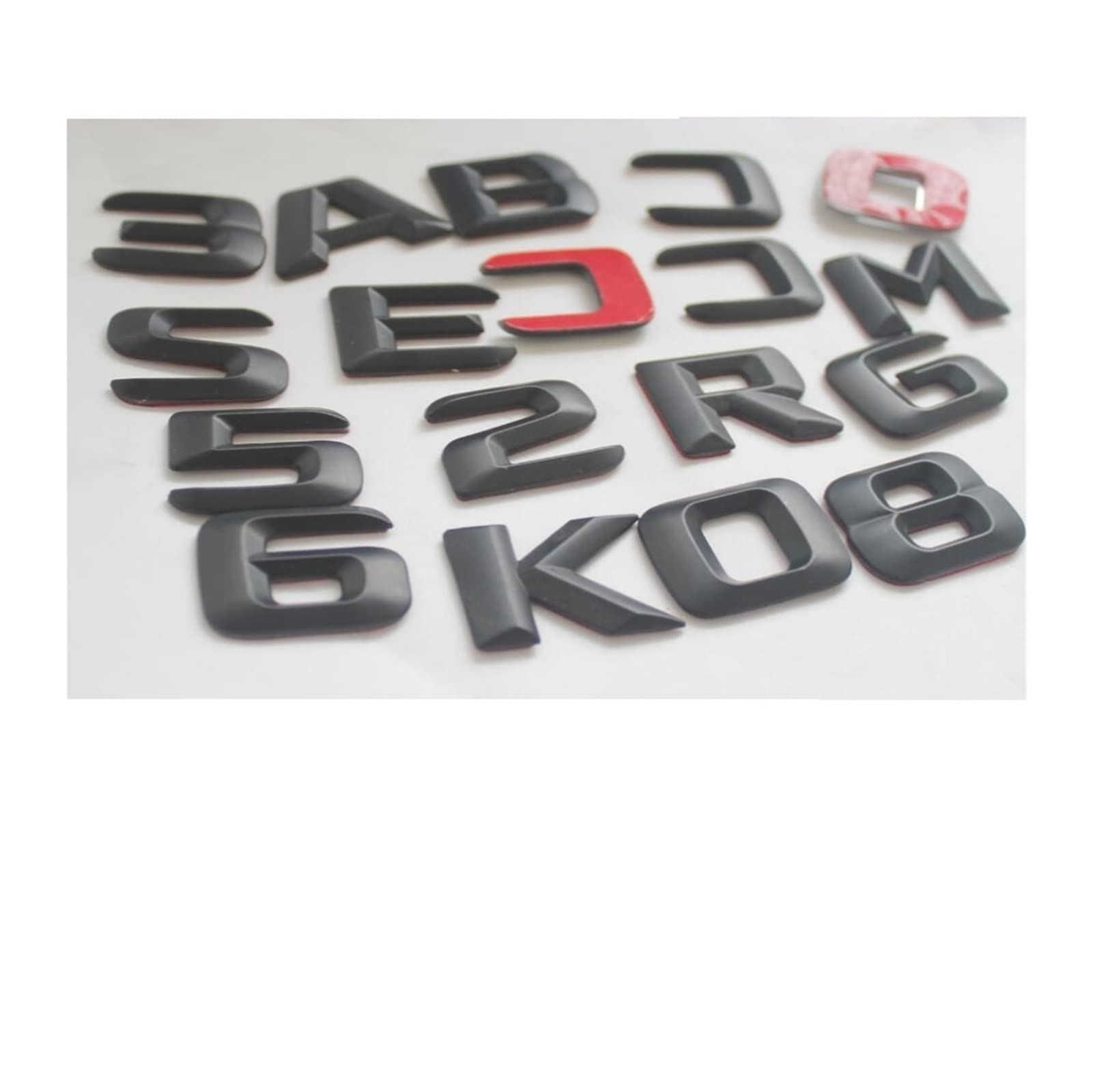 ANUTE Badge Lettre CLA 220 Coffre Mercedes - Emblem Matt Black 130x25mm Pour CLA Class