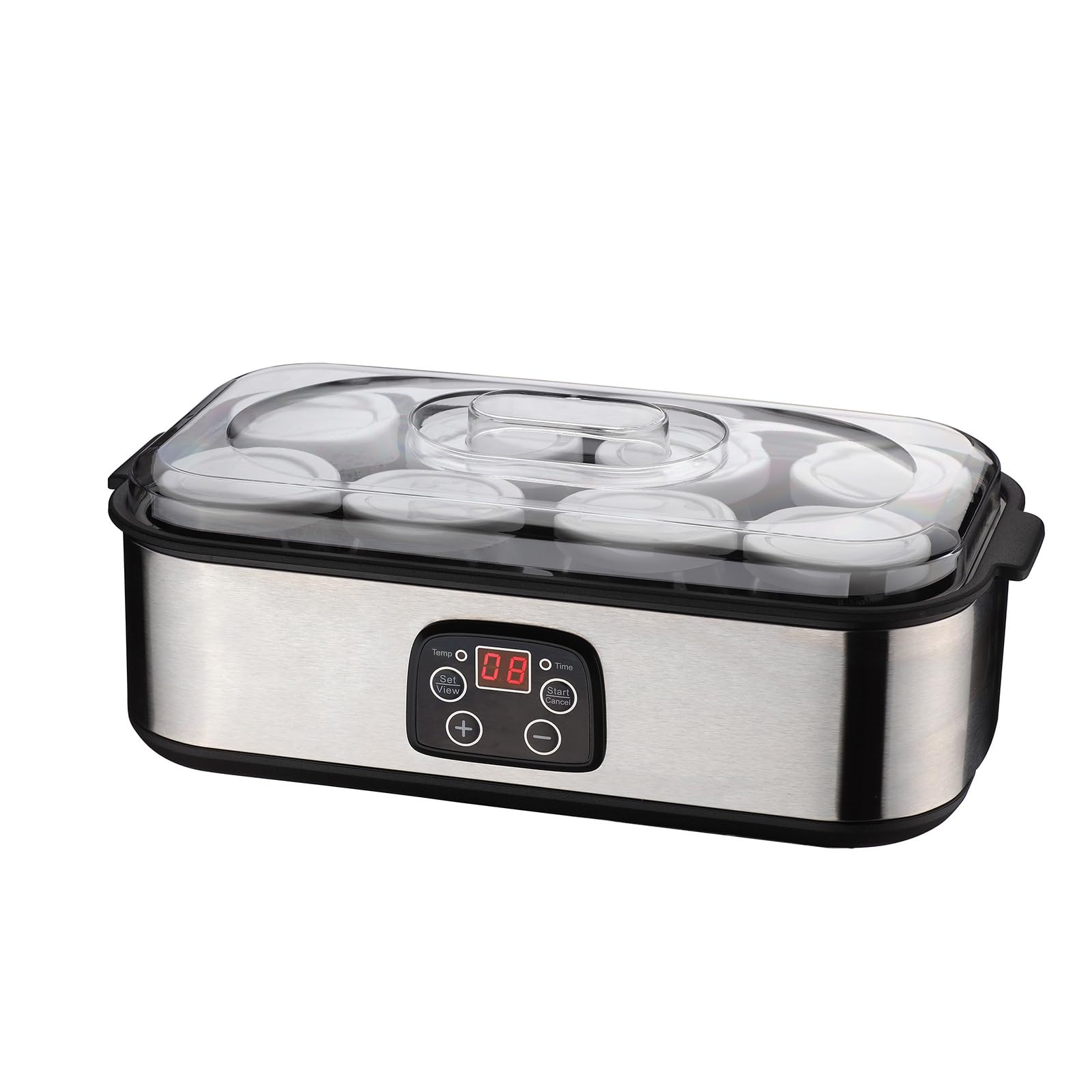 Yaourtière avec Pots En Verre Inox