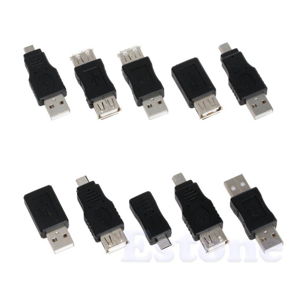 CentIoT - 5 Pin F/m Mini Male to Female Micro USB Changer Converter Adapter (Set of 10 Pieces) (B01NB0OHDN) Amazon Price History, Amazon Price Tracker