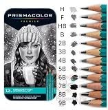 Prismacolor Premier Turquoise Graphite Sketching Pencils, Soft Leads, 12 Count – view 2