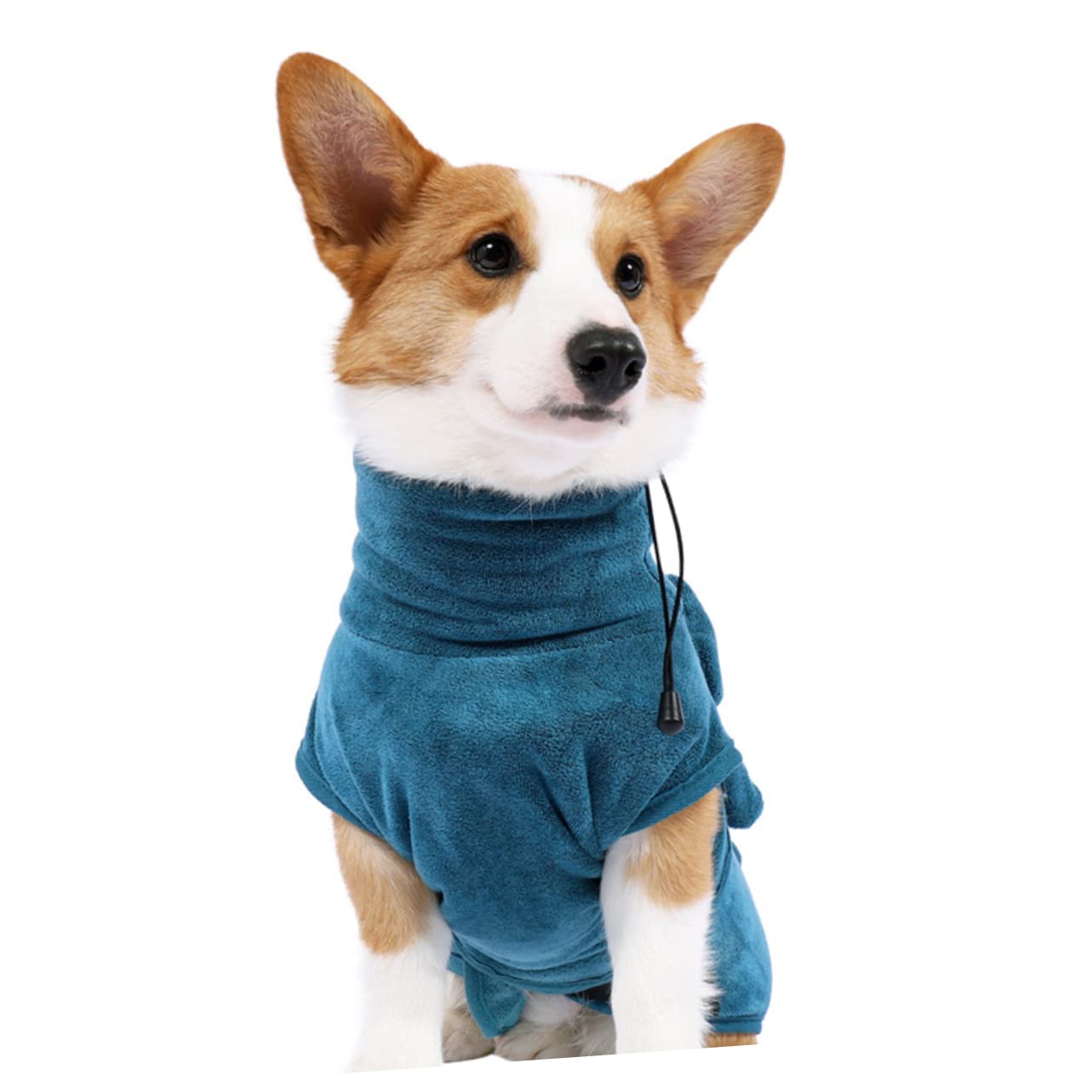INOOMP Robe De Bain Absorbante pour Chien XL Peignoir Ajustable Et Confortable pour Animaux De Compagnie Après Toilettage