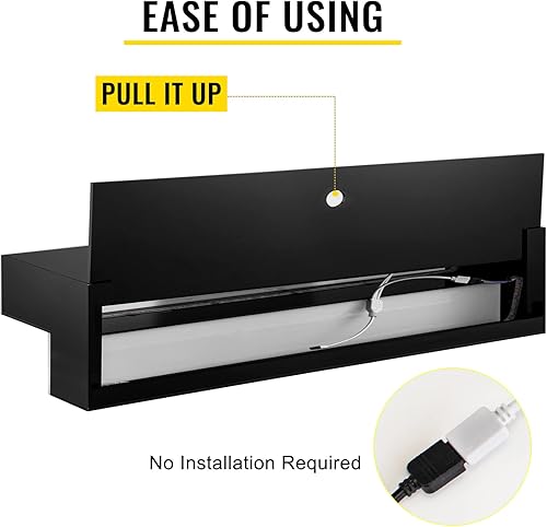 Miniatura 41 de VEVOR Pantalla de botella de licor con iluminación LED, 3 niveles de 40 pulgadas, compatible con USB, estante iluminado de bar para el hogar