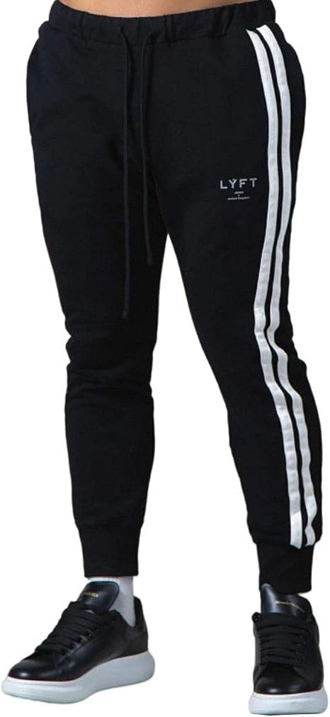Amazon.com: LZJDS - Pantalones de chándal con puños para hombre con  bolsillos, talla grande (M-3XL), color negro, 2X : Ropa, Zapatos y Joyería