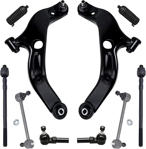 Miniatura 191 de Detroit Axle - Kit de suspensión frontal de 10 piezas para Ford Ranger Mazda B2300 B2500 B3000 B4000, 2 brazos de control superiores, 2 rótulas
