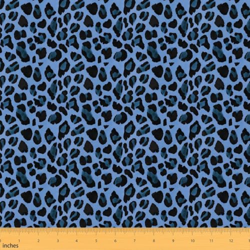 Feelyou Leopard Cheetah Print Fabric by The Yard Safari Flannel