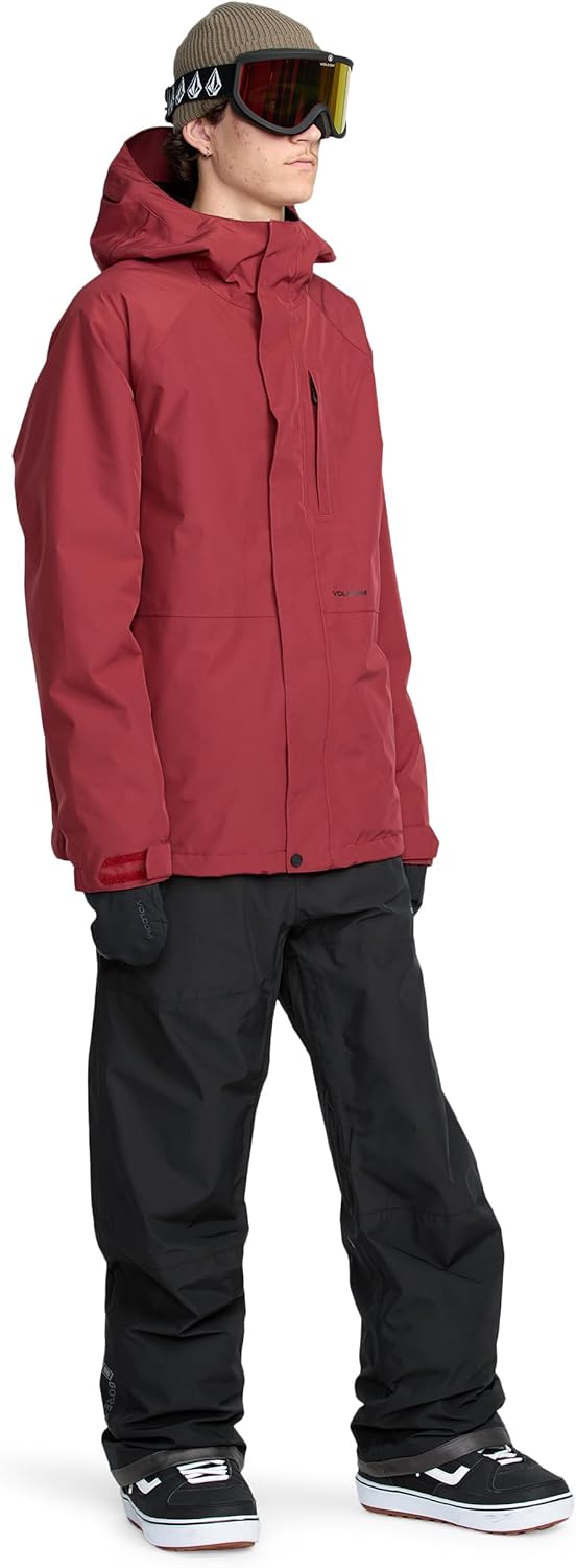 Volcom Men's Dua Insulated Gore-tex Snowboard Jacket – 2-layer, Fully Taped, Zip Tech®