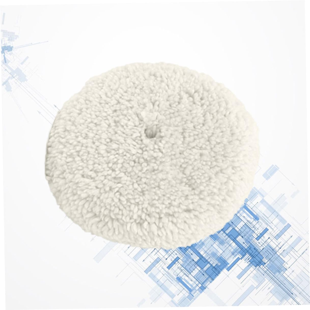 Alasum Tamponi per Lucidare Auto in Lana Bianca, Ruota Doppia Faccia, Migliora la Brillantezza senza Danneggiare la Vernice, per Lucidatura Dettagli Auto