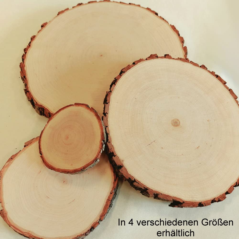 Baumscheibe 30cm mit Gravur (Namen, Jahreszahl) personalisierte Holz-Scheibe, Geschenk runder Geburtstag, Jubiläum, Glückwünsche Jahrestag, Deko Präsentkörbe, MotivG1