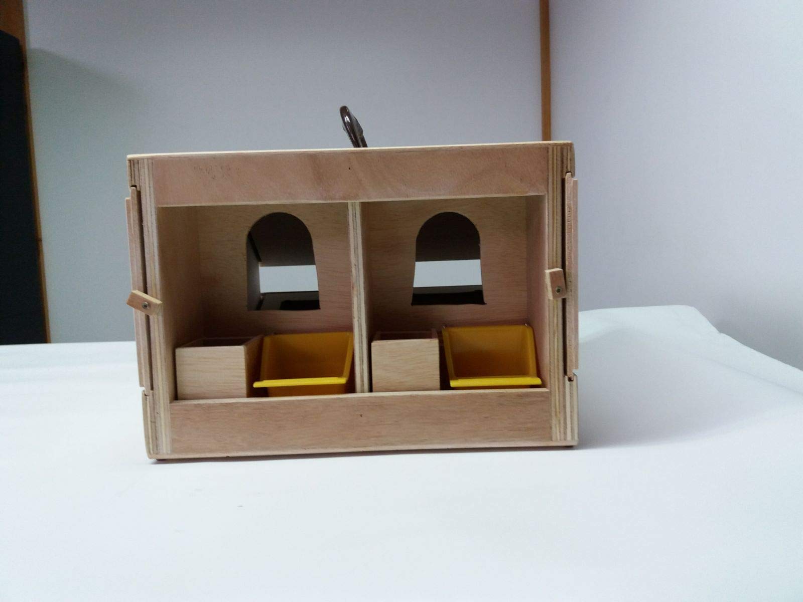 Transportín para Palomas de Madera Marina (2 Palomas)